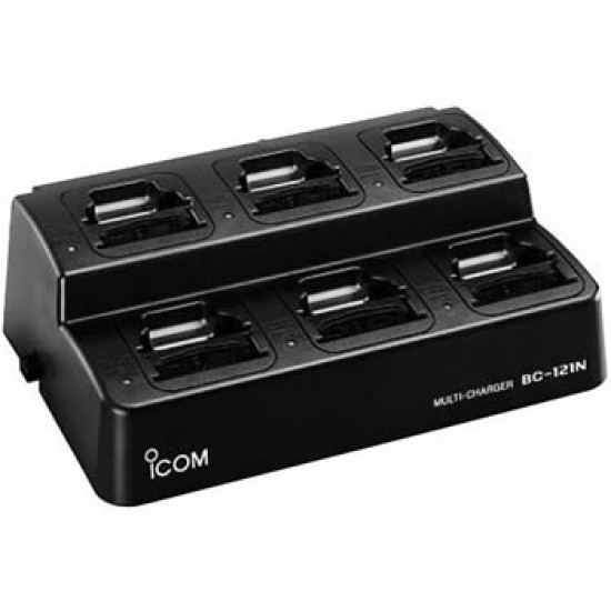 Icom IC41S IC41W 6 Pocket Multibank Charger + Charger 