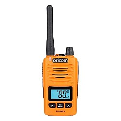 Oricom DTX600 Orange Waterproof 5 Watt Handheld UHF CB Radio 