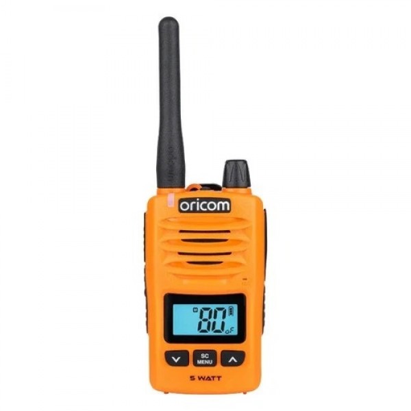 Oricom DTX600 Orange Waterproof 5 Watt Handheld UHF CB Radio Oricom DTX600 Orange Waterproof 5 Watt Handheld UHF CB Radio