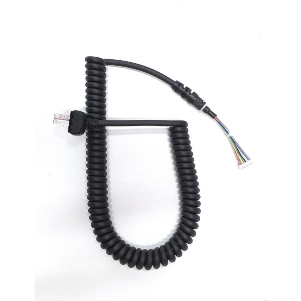 Replacement Curly Cord suits ICOM HM-182 Microphone Replacement Curly Cord suits ICOM HM-182 Microphone