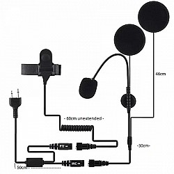 RSA Motorcycle Helmet Kit with Noise Cancelling Mic to suit Icom 41 Series
