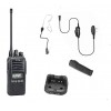 Icom IC-41PRO 80CH UHF CB Handheld + Airtube Tube  Earpiece PTT Microphone 