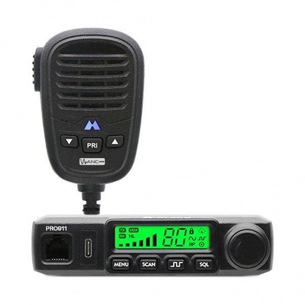 Midland PRO911 Compact 80 Channel UHF CB Radio