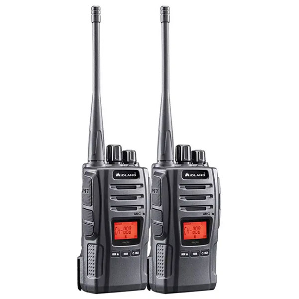 Midland PRO5X-2TP 80 Channel UHF CB Handheld 5W Tradies Pack Midland PRO5X-2TP 80 Channel UHF CB Handheld 5W Tradies Pack