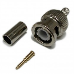 BNC Male CRIMP Plug For RG58