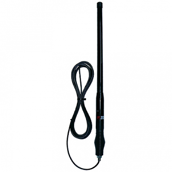 ZCG ZN3 77 06 Black Heavy duty  UHF CB Bullbar Stubby Antenna