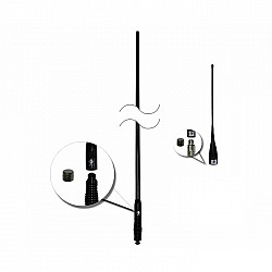 RFI CDQ5000 + CDQ34  Black Rugged 5dBi UHF CB Dual Antenna Package RFI CDQ5000 + CDQ34  Black Rugged 5dBi UHF CB Dual Antenna Package