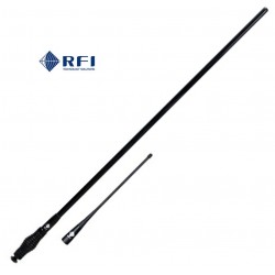RFI CDR5000B + CD34 UHF CB Vehicle Antenna with Q-FIT Removable Whips (BLACK)