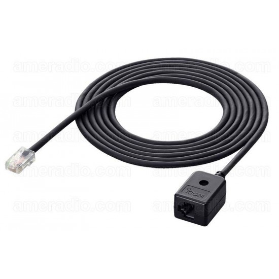 Icom OPC647 Microphone Extension Lead (2.5m) suits IC450