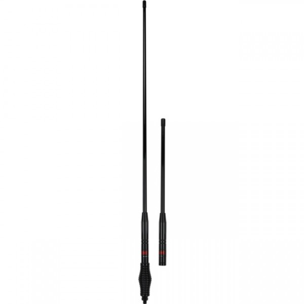 GME AE4702BTP Black 6.6  2.1 dbi Twin dBi UHF CB All Terrain Antenna Pack