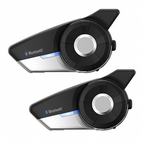 Sena 20S EVO DUAL Motorcycle Bluetooth Intercom Headset Helmet with HD Speaker