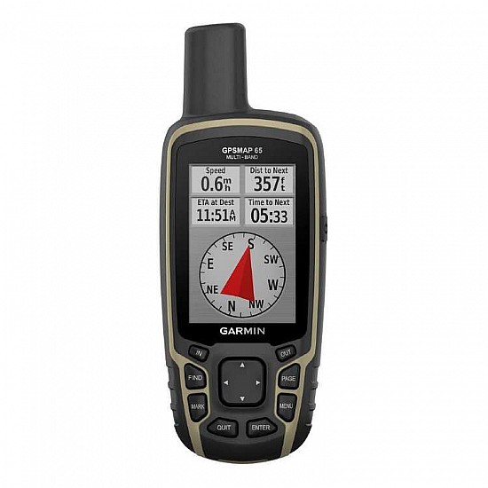 Garmin GPSMAP 65 Handheld Multi-band/Multi-GNSS GPS Multicoloured Garmin GPSMAP 65 Handheld Multi-band/Multi-GNSS GPS Multicoloured