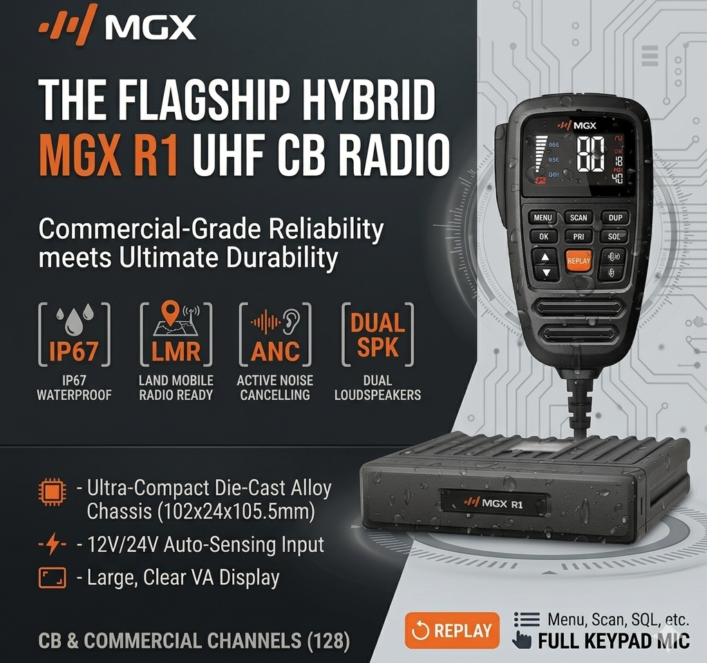 MGX UHF CB Radio
