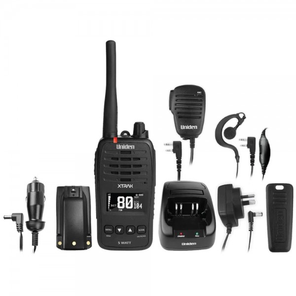 Uniden XTRAK 50 80 CH UHF CB Handheld Uniden XTRAK 50 80 CH UHF CB Handheld