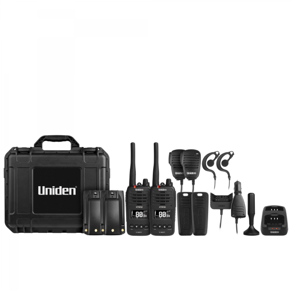 Uniden XTRAK 50-2TP 80 CH UHF CB Handheld Tradies Pack Uniden XTRAK 50-2TP 80 CH UHF CB Handheld Tradies Pack