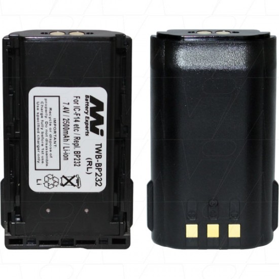 MI TWB-BP232  IC-41S IC-41W Replacement Battery