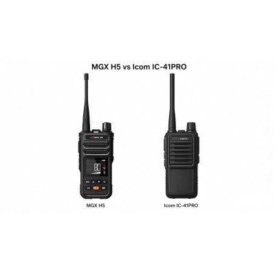 MGX H5 vs Icom IC-41PRO: Which 5W IP67 UHF CB Handheld is Best for Tradies, Mining & 4WD in 2026?