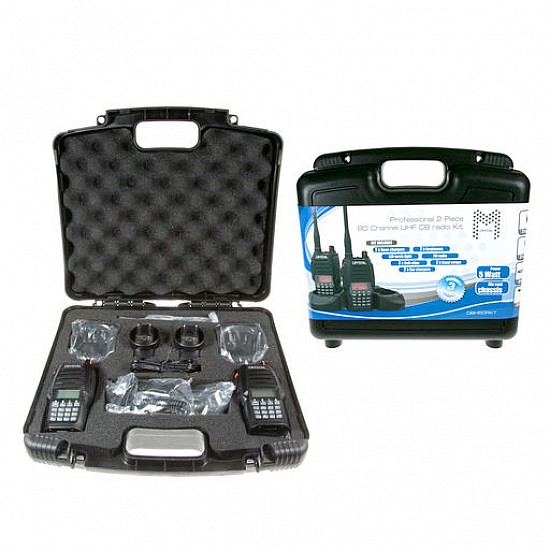 Crystal DBH50RKT 80 Channel UHF CB Handheld Twin Pack Crystal DBH50RKT 80 Channel UHF CB Handheld Twin Pack