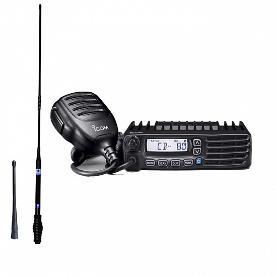 Icom IC410PRO 80 Channel UHF CB + RFI CD963 6.5dbi Antenna Pack Icom IC410PRO 80 Channel UHF CB + RFI CD963 6.5dbi Antenna Pack