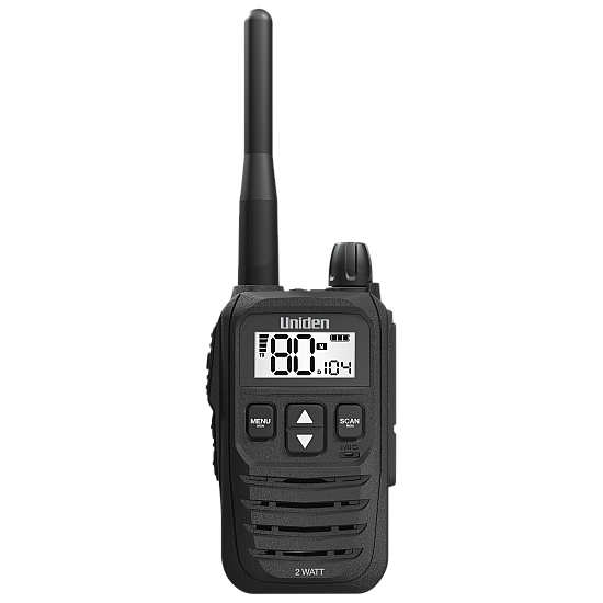 Uniden UH825-2TP 2W Uhf CB Twin Deluxe Handheld Radio Pack