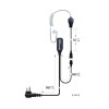 2 Wire Acoustic Airtube Headset with Inline PTT/Microphone suit GME Models