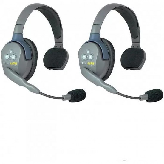 EARTEC UL2S Ultralite 2-Person System, Includes Single-Ear Master Headset and Single-Ear Remote Headset