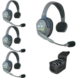 Eartec UltraLITE HD 4-Person Single Sided Headset System