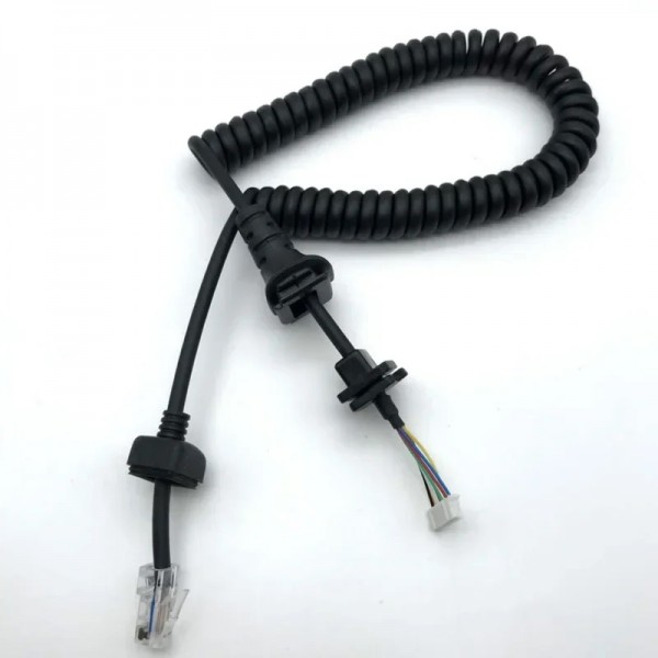 Replacement Curly Cord suits ICOM HM-152 Microphone Replacement Curly Cord suits ICOM HM-152 Microphone