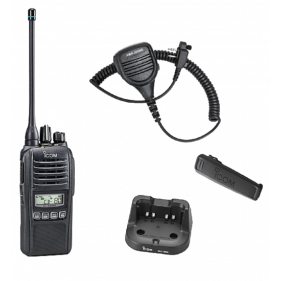 Icom IC41PRO Waterproof 80CH UHF CB Handheld + Remote Speaker Microphone