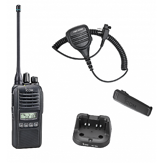 Icom IC-41PRO Waterproof 80CH UHF CB Handheld + Remote Speaker Microphone Icom IC-41PRO Waterproof 80CH UHF CB Handheld + Remote Speaker Microphone