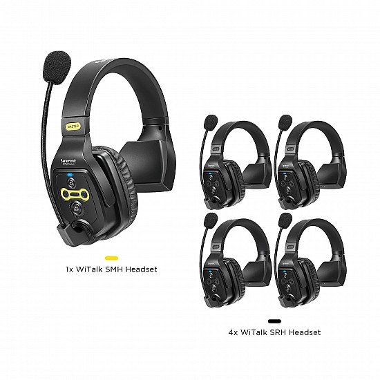 Saramonic Witalk WT5S Full Duplex Communication Wireless Headset System Saramonic Witalk WT5S Full Duplex Communication Wireless Headset System