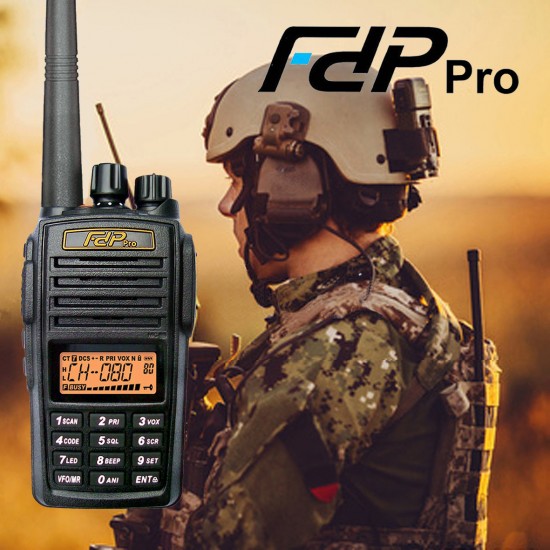 FDP 80 CH PRO UHF CB 5 Watt IP67 Rated Handheld