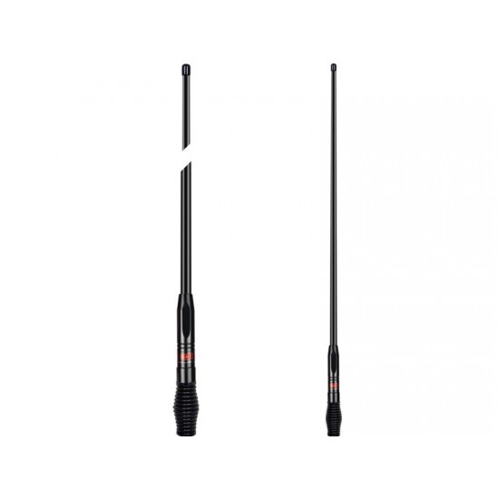GME AE4705B UHF 1200mm Heavy Duty Fibreglass Radome Antenna, AS004B Spring (6.6dBi Gain) - Black GME AE4705B UHF 1200mm Heavy Duty Fibreglass Radome Antenna, AS004B Spring (6.6dBi Gain) - Black