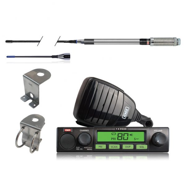 GME TX3500SVP 80 Channel UHF CB Radio + 6.6dBi Antenna GME TX3500SVP 80 Channel UHF CB Radio + 6.6dBi Antenna