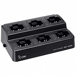 Icom BC121N IC-41S IC-41W 6 Pocket Multibank Charger Icom BC121N IC-41S IC-41W 6 Pocket Multibank Charger