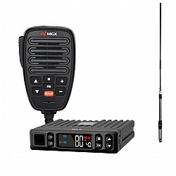 MGX C1 Rugged 80 Channel UHF CB with Axis 6dBi Antenna Pack MGX C1 Rugged 80 Channel UHF CB with Axis 6dBi Antenna Pack