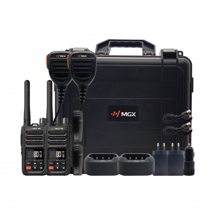 MGX Twin H5-2TP Tradie Pack UHF CB Radio MGX Twin H5-2TP Tradie Pack UHF CB Radio