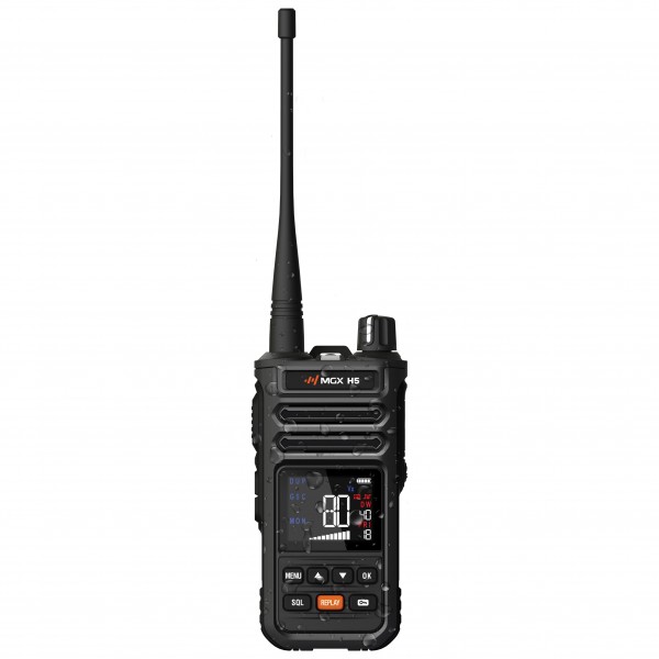 MGX H5 5W IP67 80 Channel UHF CB Handheld MGX H5 5W IP67 80 Channel UHF CB Handheld