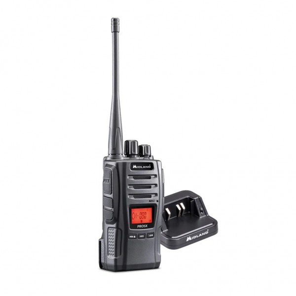 Midland PRO5X 80 Channel UHF CB & LMR Hybrid Handheld CB Radio