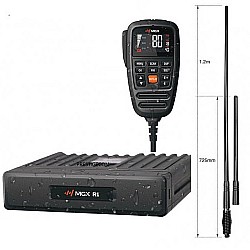 MGX R1 80 Channel IP67 12/24V UHF CB with 6dbi/3dBi HD Antenna Pack MGX R1 80 Channel IP67 12/24V UHF CB with 6dbi/3dBi HD Antenna Pack