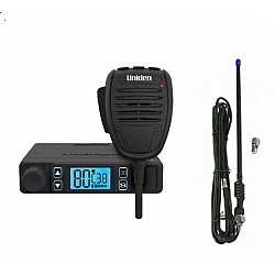 Uniden X80 Compact UHF CB with Rubber Ducky Flexible Antenna Uniden X80 Compact UHF CB with Rubber Ducky Flexible Antenna