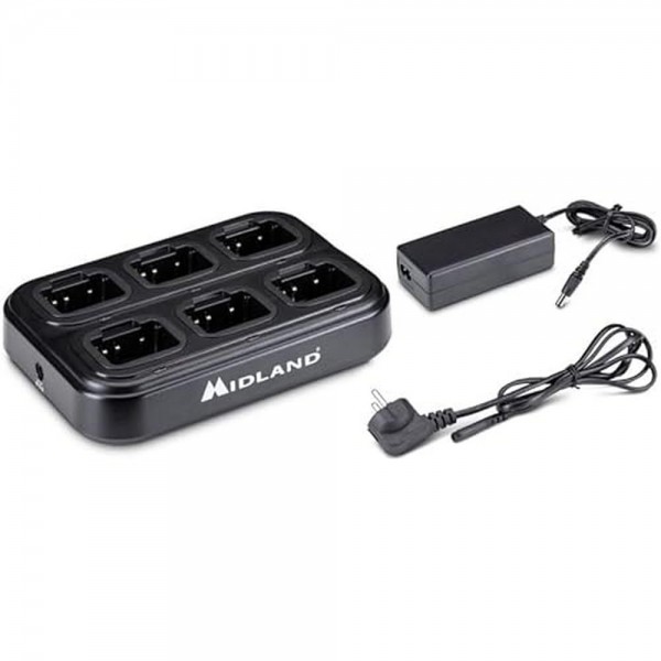 Midland CA15-6 6 Bay Drop In Multi Charger + Adaptor For G15/18/ARCTIC Midland CA15-6 6 Bay Drop In Multi Charger + Adaptor For G15/18/ARCTIC