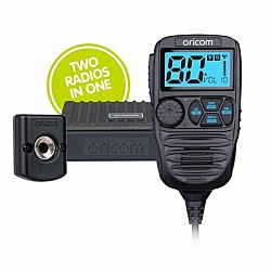 Oricom DTX4200XP IP54  80 Channel UHF CB with Dual Receive Controller Speaker Mic  Oricom DTX4200XP IP54  80 Channel UHF CB with Dual Receive Controller Speaker Mic