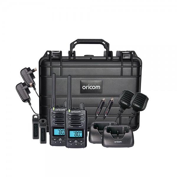 Oricom DTXTP600 Waterproof 5 Watt Handheld UHF CB Radio Tradie Pack Oricom DTXTP600 Waterproof 5 Watt Handheld UHF CB Radio Tradie Pack