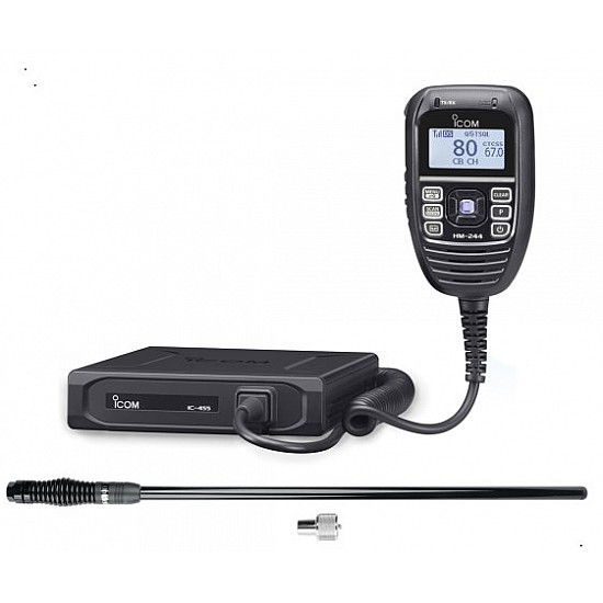ICOM IC-455 UHF Radio + AT500BK 5.5dBi Antenna Bundle ICOM IC-455 UHF Radio + AT500BK 5.5dBi Antenna Bundle