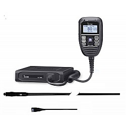 Icom IC-455 80 Channel UHF CB + RFI CDQ5000 CDQ34 Twin Antenna Bundle Icom IC-455 80 Channel UHF CB + RFI CDQ5000 CDQ34 Twin Antenna Bundle