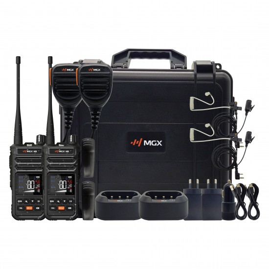MGX H5-2TP 5W IP67 80 Channel UHF CB Tradie Pack MGX H5-2TP 5W IP67 80 Channel UHF CB Tradie Pack