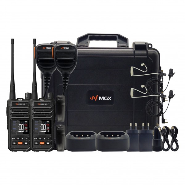 MGX H5-2TP 5W IP67 80 Channel UHF CB Tradie Pack MGX H5-2TP 5W IP67 80 Channel UHF CB Tradie Pack
