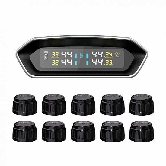Oricom TPS10-10E Real Time Tyre Pressure Monitoring System Including 10 External Sensors