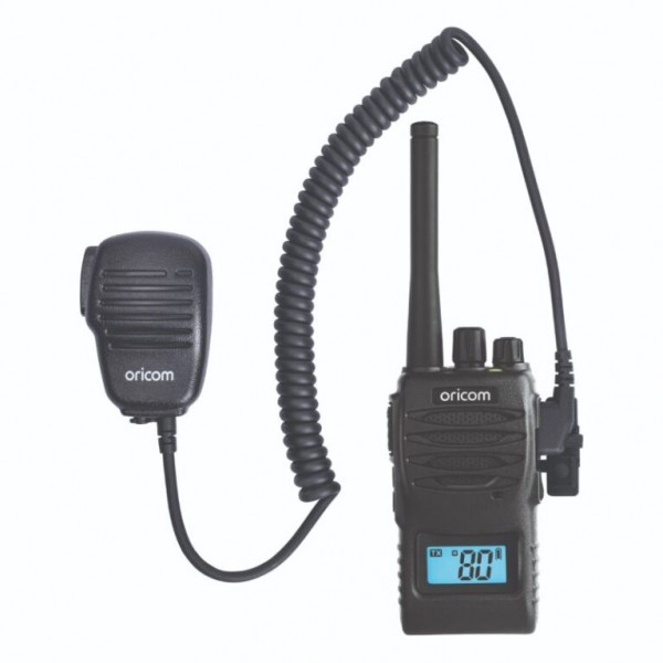 Oricom UHF5400 splashproof 5 Watt Handheld UHF CB Radio with Speaker Microphone Oricom UHF5400 splashproof 5 Watt Handheld UHF CB Radio with Speaker Microphone